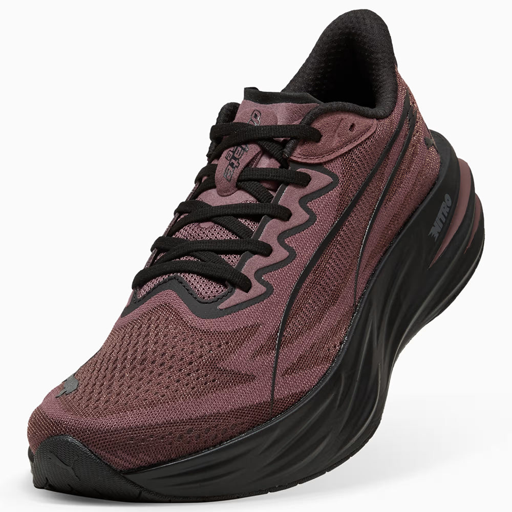 プーマ ディヴィエイト ピュア ニトロ PUMA DEVIATE PURE NITRO Rich Cocoa-PUMA Black メンズ スニーカー 313904-18