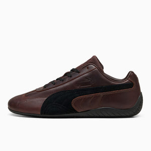 PUMA SPEEDCAT DRESSED Leather Brown-PUMA Black 407829-01