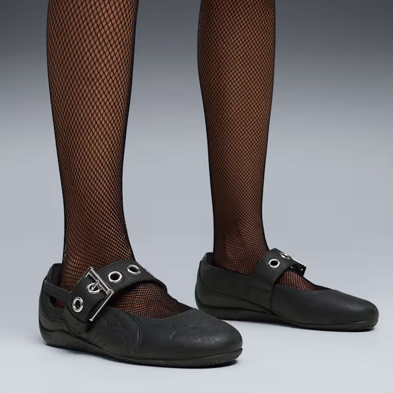 プーマ スピードキャット バレエ エトワール ドレスアップ PUMA SPEEDCAT BALLET DRESS-UP PUMA Black レディース スニーカー 408054-03