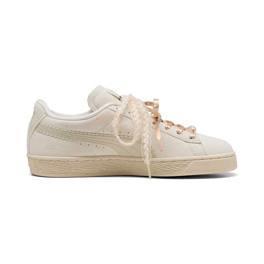 プーマ ウィメンズ スウェード ブルーム PUMA SUEDE BLOOM WNS Frosted Ivory-Silver Fog レディース スニーカー 408330-01