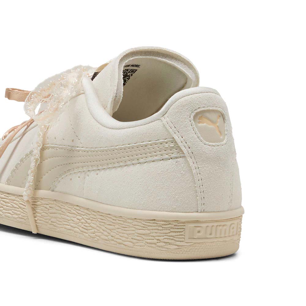 プーマ ウィメンズ スウェード ブルーム PUMA SUEDE BLOOM WNS Frosted Ivory-Silver Fog レディース スニーカー 408330-01