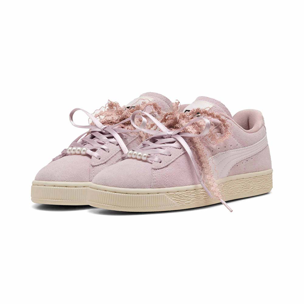 プーマ ウィメンズ スウェード ブルーム PUMA SUEDE BLOOM WNS Misty Pink-Powder Pink レディース スニーカー 408330-05