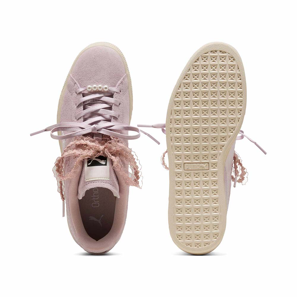 プーマ ウィメンズ スウェード ブルーム PUMA SUEDE BLOOM WNS Misty Pink-Powder Pink レディース スニーカー 408330-05
