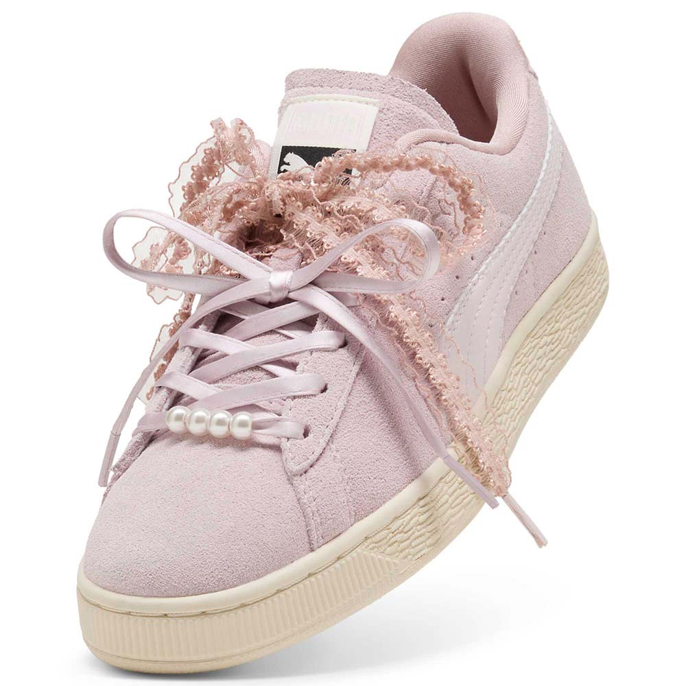 プーマ ウィメンズ スウェード ブルーム PUMA SUEDE BLOOM WNS Misty Pink-Powder Pink レディース スニーカー 408330-05