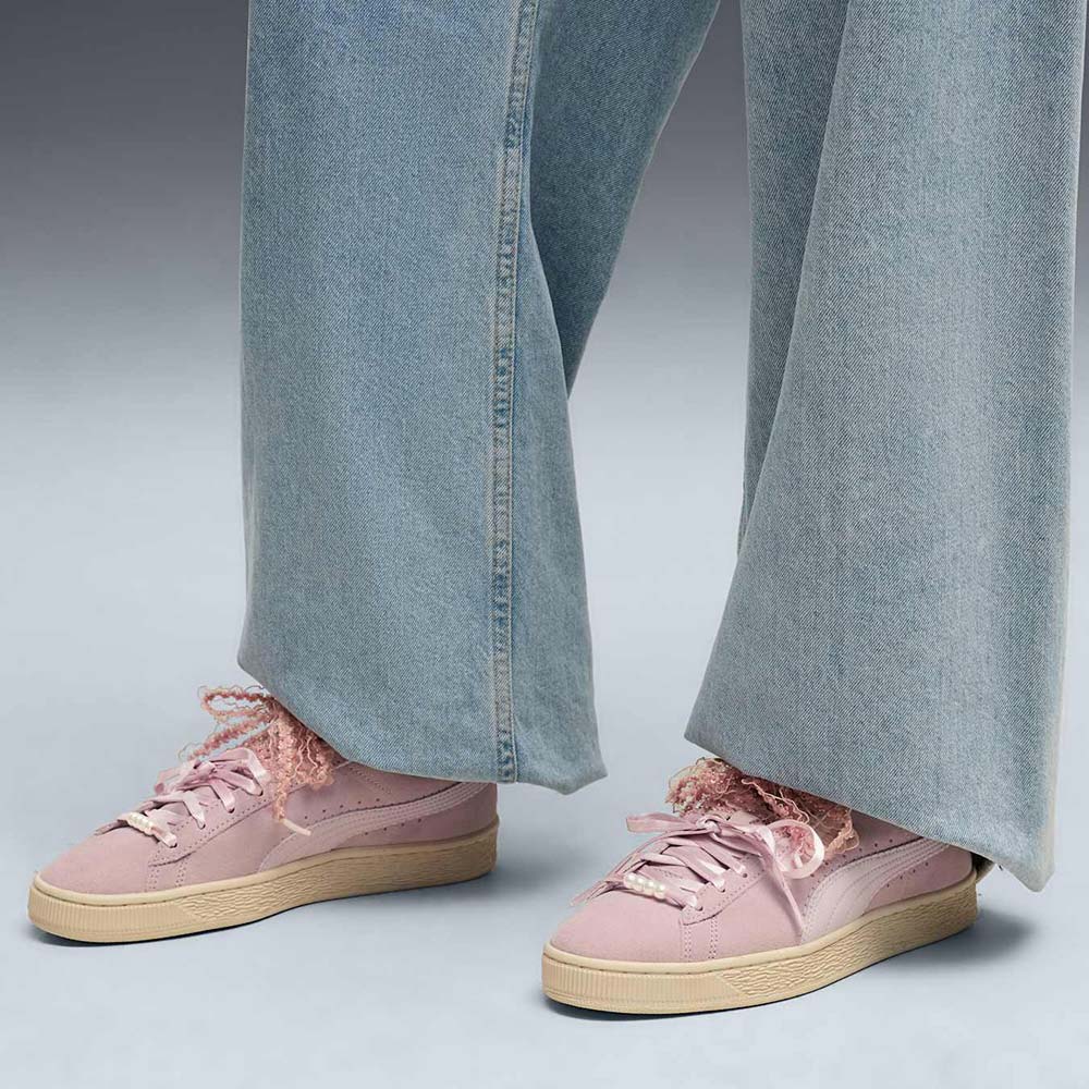 プーマ ウィメンズ スウェード ブルーム PUMA SUEDE BLOOM WNS Misty Pink-Powder Pink レディース スニーカー 408330-05