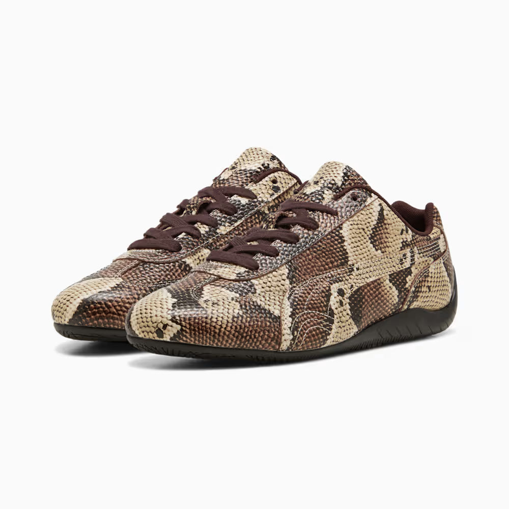 プーマ スピードキャット スネーク PUMA SPEEDCAT SNAKE Bitter Chocolate-Toasted Almond レディース スニーカー 408409-02