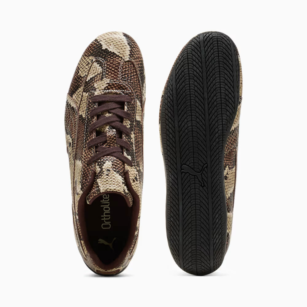 プーマ スピードキャット スネーク PUMA SPEEDCAT SNAKE Bitter Chocolate-Toasted Almond レディース スニーカー 408409-02