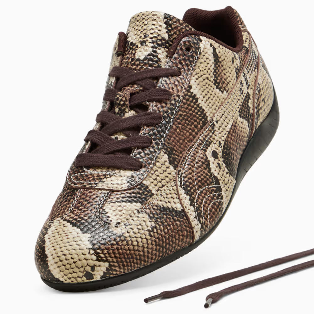 プーマ スピードキャット スネーク PUMA SPEEDCAT SNAKE Bitter Chocolate-Toasted Almond レディース スニーカー 408409-02