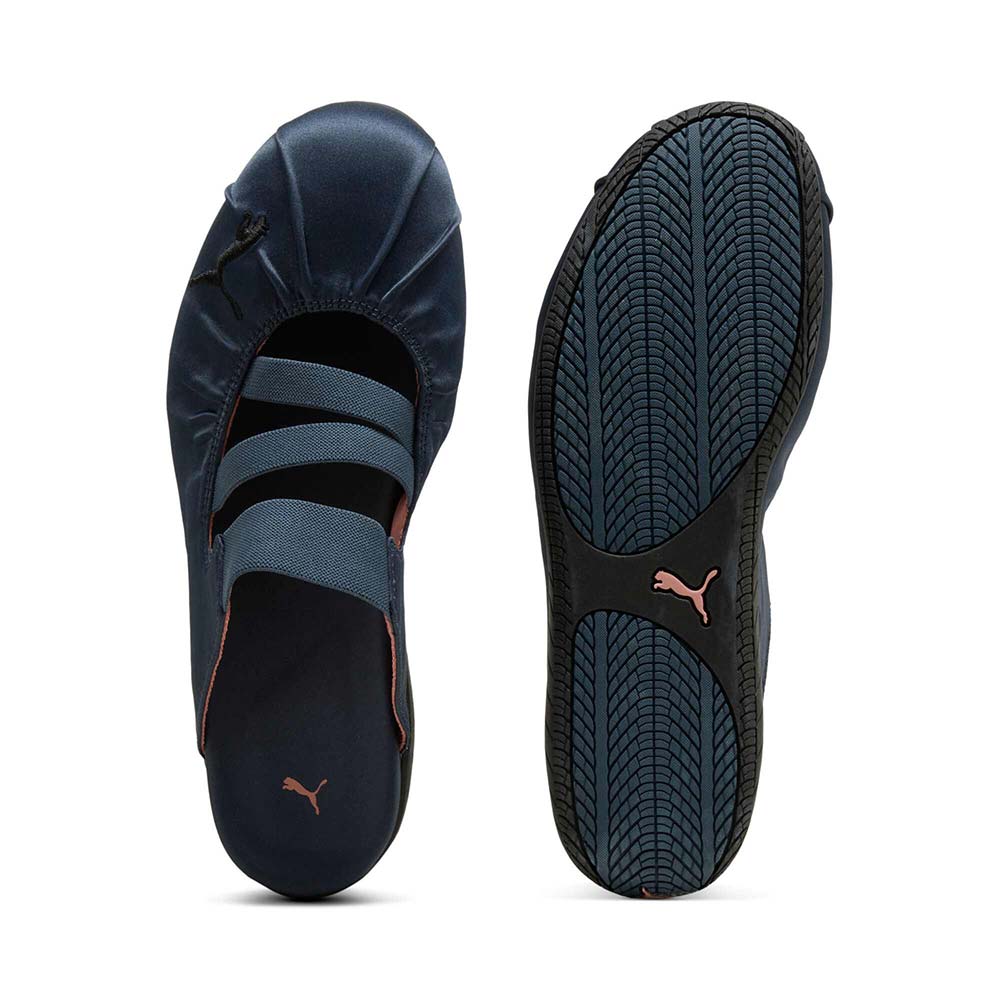 プーマ ウィメンズ スピードキャット ミュール サテン PUMA SPEEDCAT MULE SATIN WNS Blue Gray-Soft Clay レディース スニーカー 409911-01