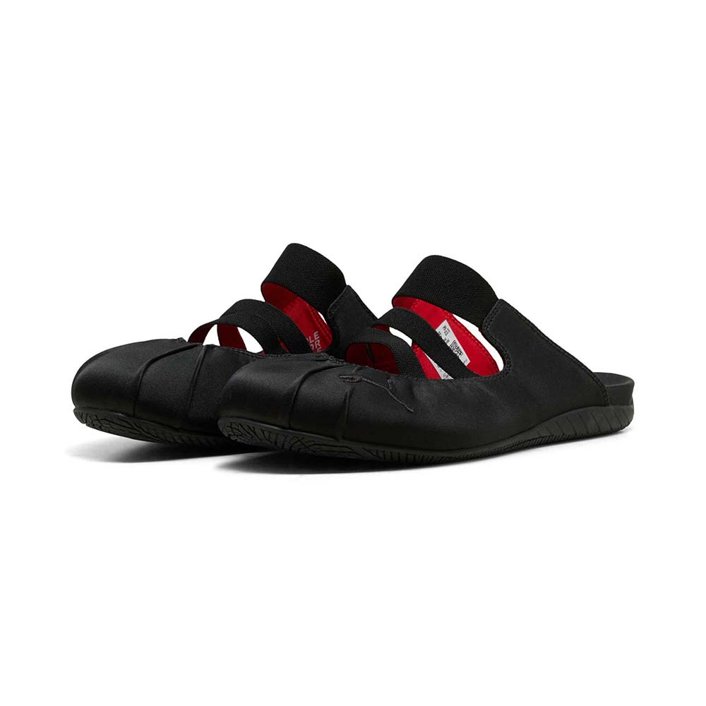 プーマ ウィメンズ スピードキャット ミュール サテン PUMA SPEEDCAT MULE SATIN WNS PUMA Black-For All Time Red レディース スニーカー 409911-02