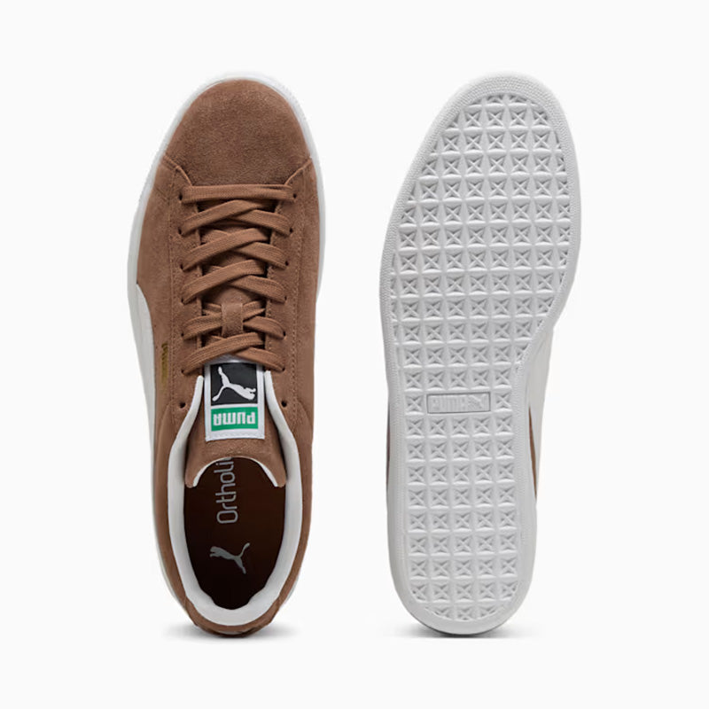 プーマ スウェード クラシック XXI PUMA SUEDE CLASSIC XXI Haute Coffee-PUMA White メンズ レディース スニーカー 399781-41