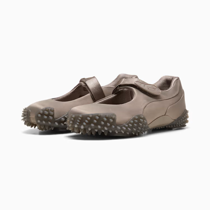 プーマ モストロ フェイ サテン PUMA MOSTRO FEY SATIN Mouse Gray レディース スニーカー 403368-06