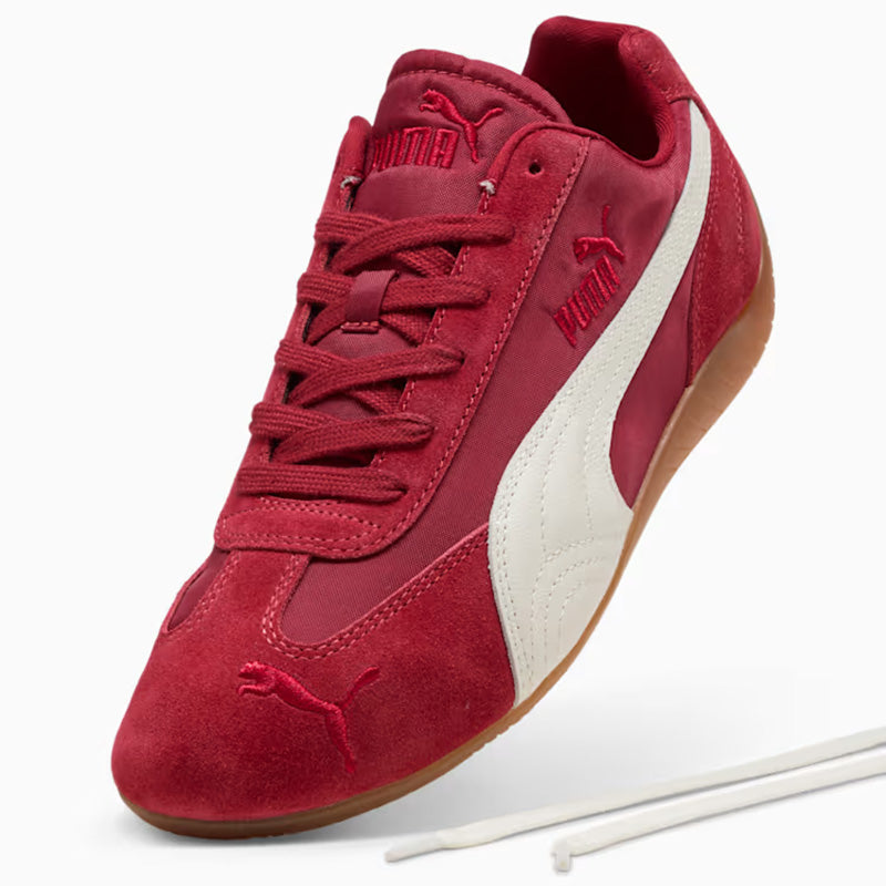 プーマ スピードキャット ナイロン PUMA SPEEDCAT NYLON Dark Crimson-PUMA White メンズ レディース スニーカー 405323-04
