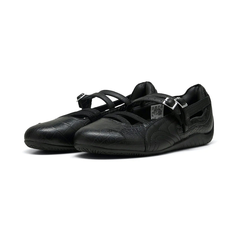 プーマ スピードキャット バレエ クロック PUMA SPEEDCAT BALLET CROC PUMA Black-Cool Dark Gray レディース スニーカー 405327-01