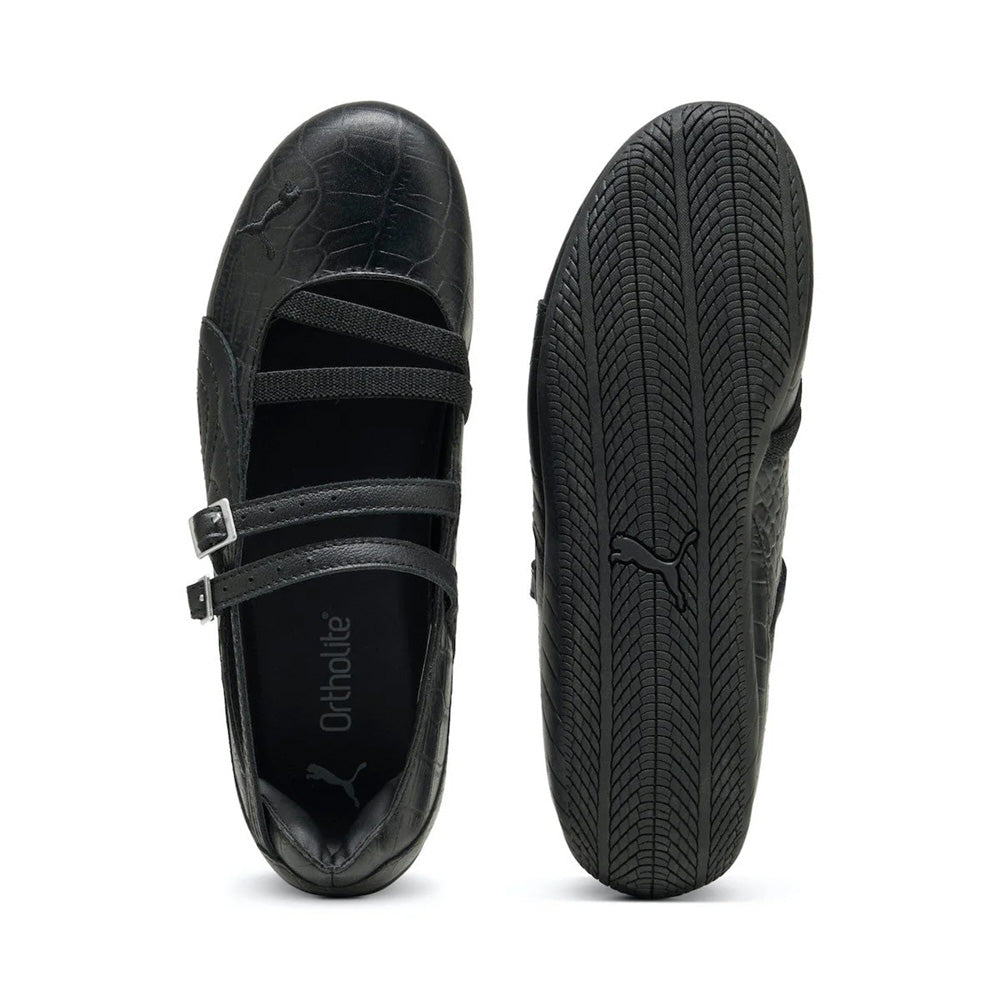 プーマ スピードキャット バレエ クロック PUMA SPEEDCAT BALLET CROC PUMA Black-Cool Dark Gray レディース スニーカー 405327-01