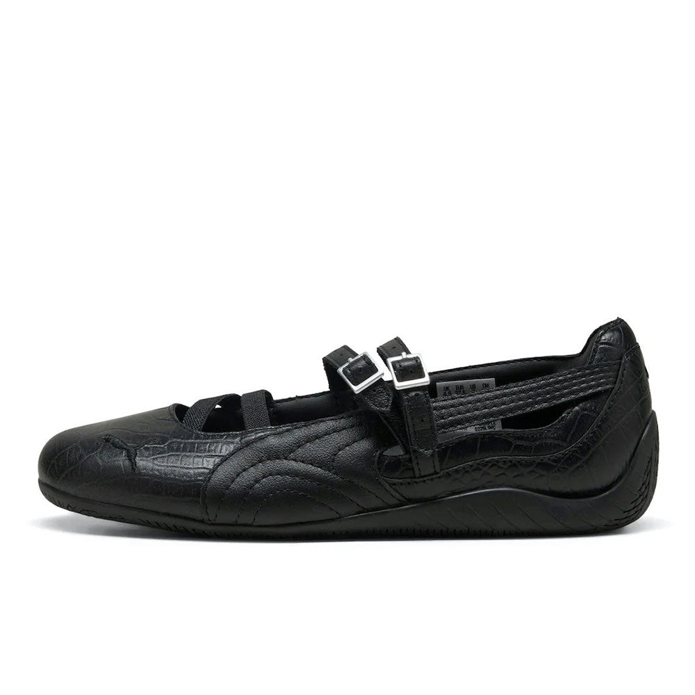 プーマ スピードキャット バレエ クロック PUMA SPEEDCAT BALLET CROC PUMA Black-Cool Dark Gray レディース スニーカー 405327-01