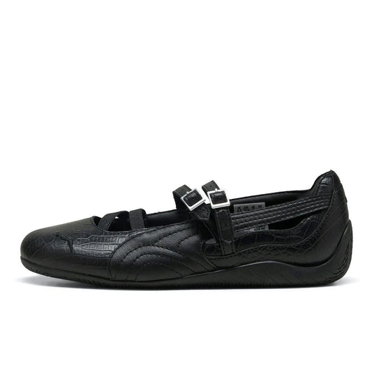 プーマ スピードキャット バレエ クロック PUMA SPEEDCAT BALLET CROC PUMA Black-Cool Dark Gray レディース スニーカー 405327-01