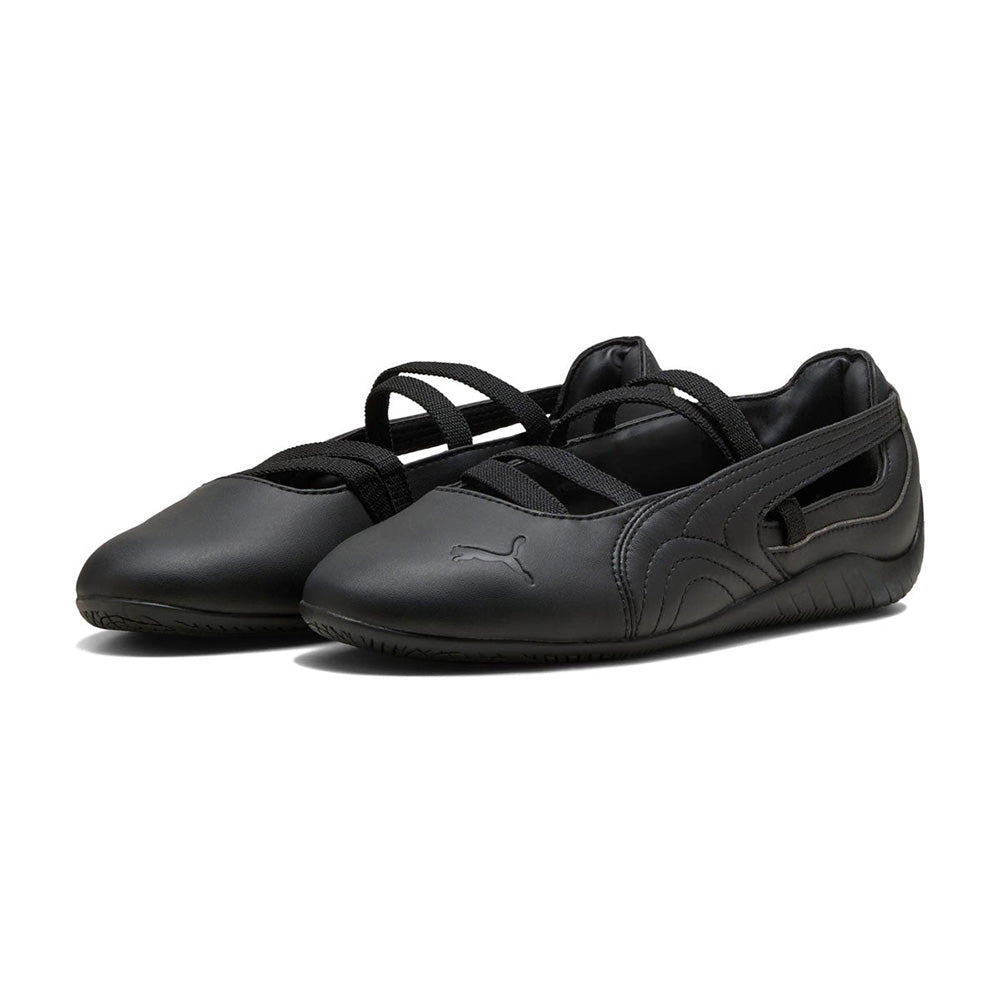 プーマ スピードキャット バレエ レザー PUMA SPEEDCAT BALLET LTHR PUMA Black レディース スニーカー 406144-01