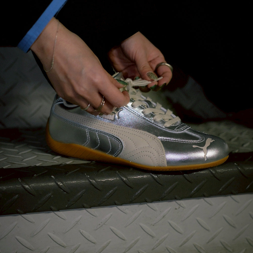 プーマ スピードキャット シルバー PUMA SPEEDCAT SILVER WNS Alpine Snow-Gum レディース スニーカー 406881-02