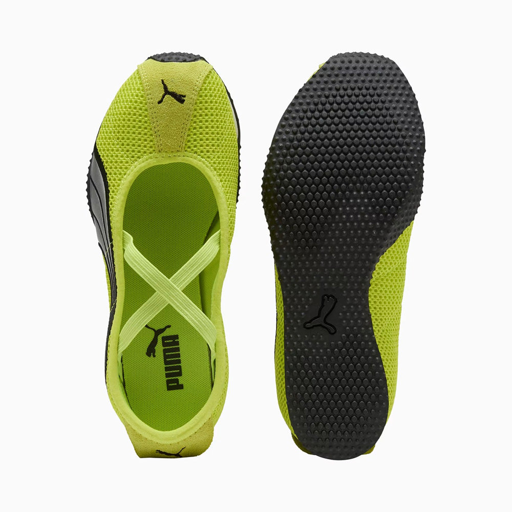 プーマ エイチストリート バレエ PUMA H-STREET BALLET Lime Smash-PUMA Silver レディース スニーカー 407820-01