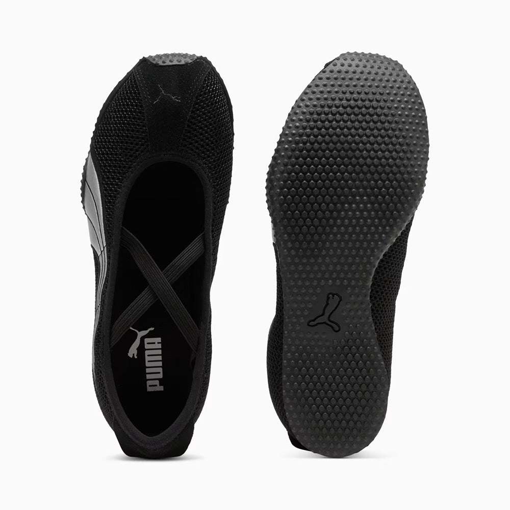 プーマ エイチストリート バレエ PUMA H-STREET BALLET PUMA Black-PUMA Silver レディース スニーカー 407820-03
