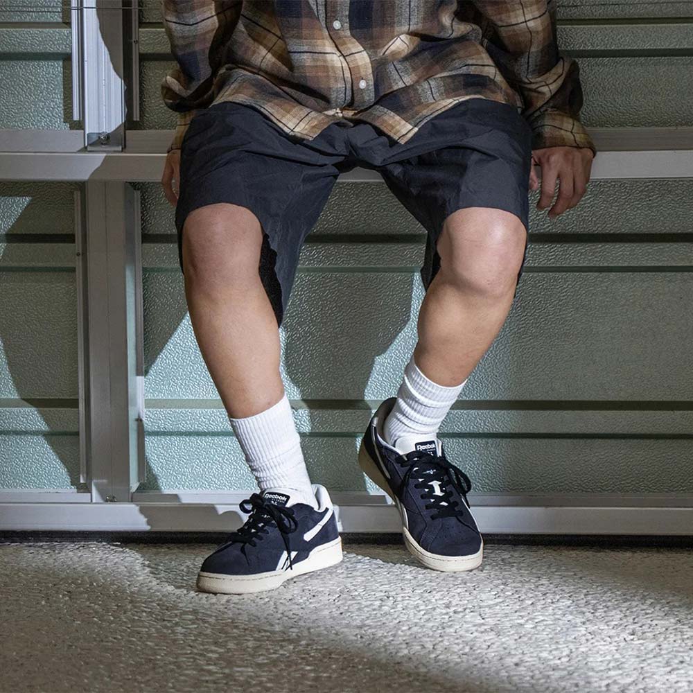 リーボック クラブシー グラウンズ UK Reebok CLUB C GROUNDS UK ウォッシュドブラック メンズ レディース スニーカー 100228138