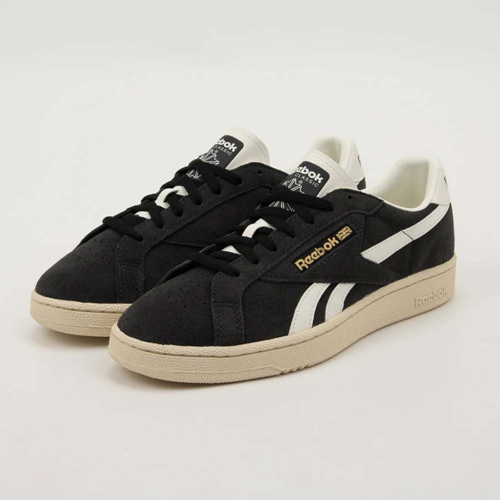リーボック クラブシー グラウンズ UK Reebok CLUB C GROUNDS UK ウォッシュドブラック メンズ レディース スニーカー 100228138