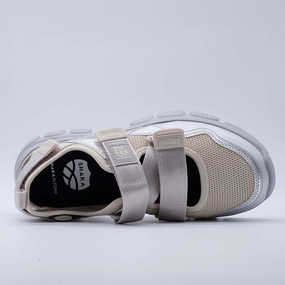 シャカ オッタートレイルAT SHAKA OTTER TRAIL AT SILVER/LINEN レディース スポーツサンダル SK-217-SLLN