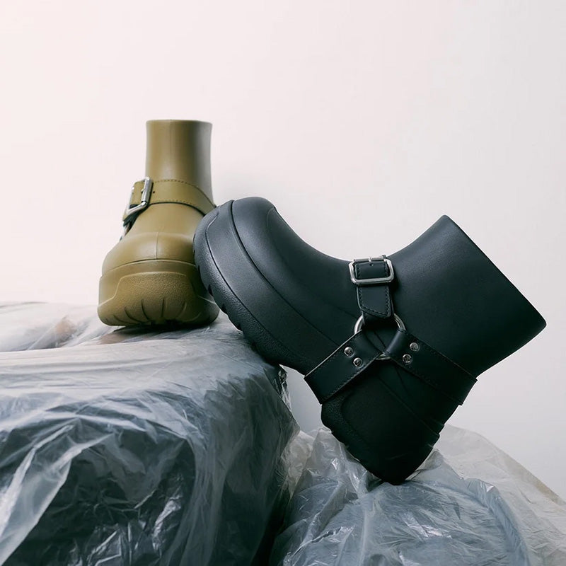シャカ オールウェザーリングブーツ SHAKA ALLWEATHER RING BOOTIE EV BLACK レディース シューズ SK-334-Black
