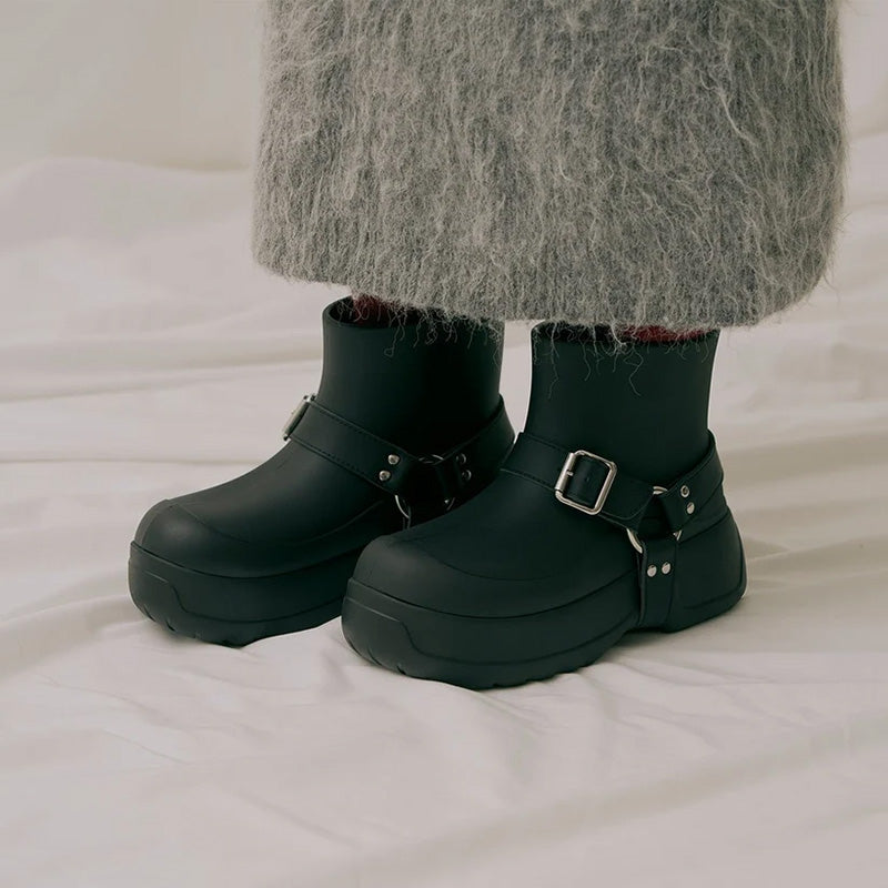 シャカ オールウェザーリングブーツ SHAKA ALLWEATHER RING BOOTIE EV BLACK レディース シューズ SK-334-Black