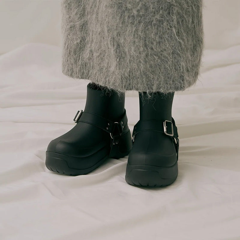 シャカ オールウェザーリングブーツ SHAKA ALLWEATHER RING BOOTIE EV BLACK レディース シューズ SK-334-Black