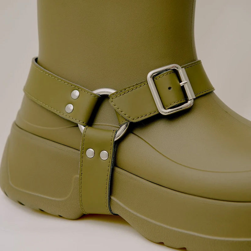 シャカ オールウェザーリングブーツ SHAKA ALLWEATHER RING BOOTIE EV BROWN ARMY レディース シューズ SK-334-BrownArmy