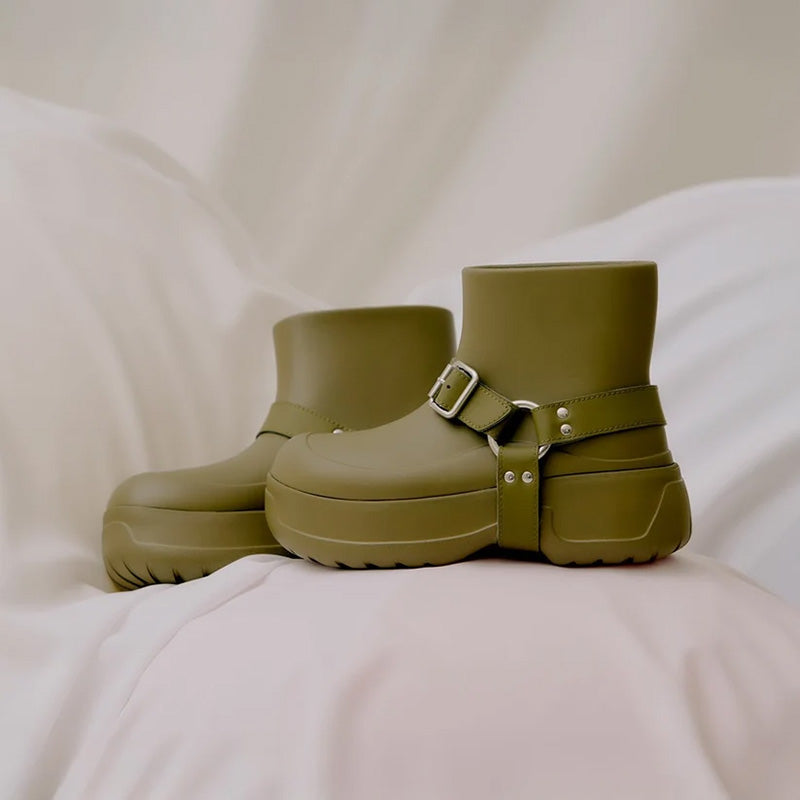 シャカ オールウェザーリングブーツ SHAKA ALLWEATHER RING BOOTIE EV BROWN ARMY レディース シューズ SK-334-BrownArmy