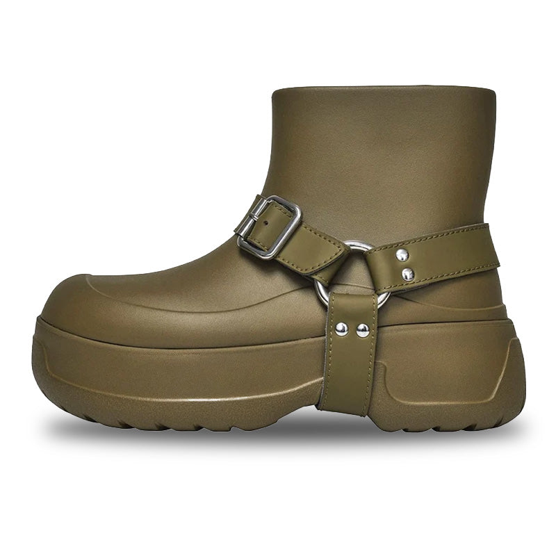 シャカ オールウェザーリングブーツ SHAKA ALLWEATHER RING BOOTIE EV BROWN ARMY レディース シューズ SK-334-BrownArmy