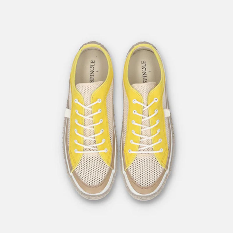 スピングル SP-1073 ホワイト/イエロー SPINGLE SP-1073 White/Yellow White/Yellow メンズ レディース スニーカー SP1073-WHYL