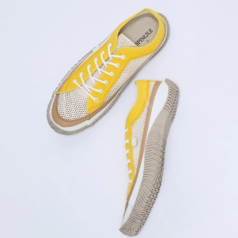 スピングル SP-1073 ホワイト/イエロー SPINGLE SP-1073 White/Yellow White/Yellow メンズ レディース スニーカー SP1073-WHYL