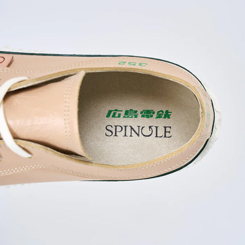 スピングル SPINGLE SP-1076 Beige メンズ スニーカー 「広島電鉄」コラボレーションモデル SP1076-BEG