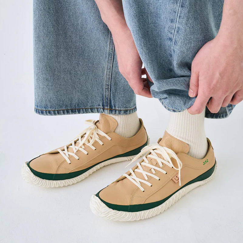 スピングル SPINGLE SP-1076 Beige メンズ スニーカー 「広島電鉄」コラボレーションモデル SP1076-BEG