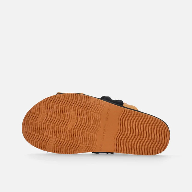 スピングル la gommaコラボ ダブルストラップサンダル SPINGLE SP-1724 Camel メンズ サンダル SP1724-Camel