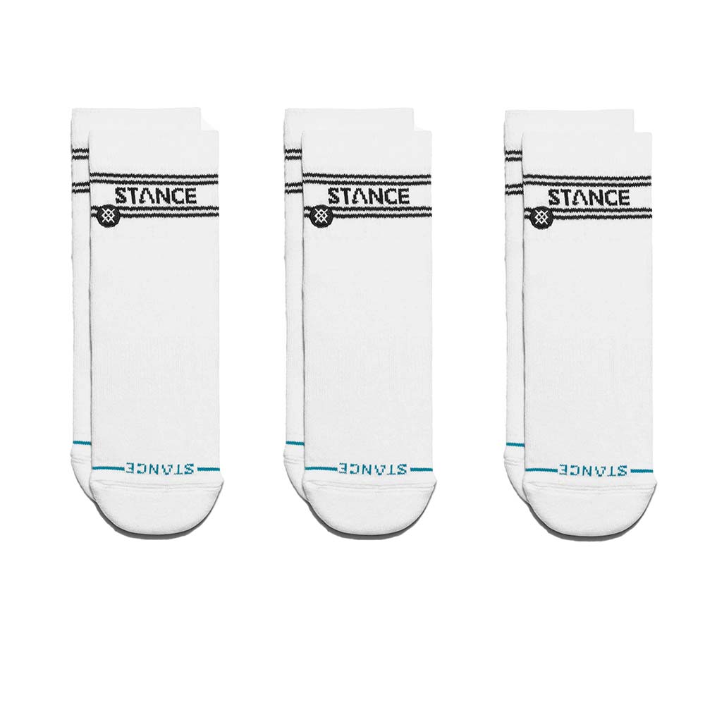 スタンス STANCE BASIC QUARTER SOCKS ３ PACK WHITE メンズ ソックス 3Pセット A356A24BAS#WHT