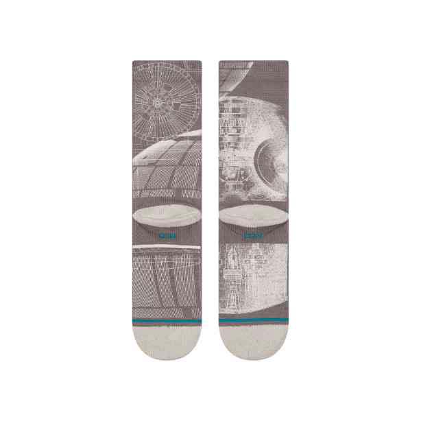スタンス STANCE DEATH STAR SW CREW GREY メンズ ソックス STAR WARS スター・ウォーズ A555A25DEA#GRY