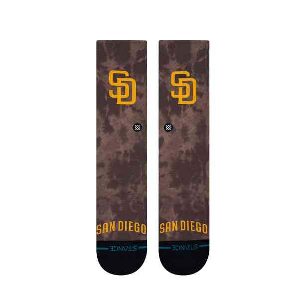 スタンス STANCE PADRES DYE BROWN メンズ ソックス サンディエゴ・パドレス A556A25PAD#BRN