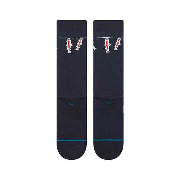 スタンス STANCE GONE FISHIN CREW NAVY メンズ ソックス A556D25GON#NVY