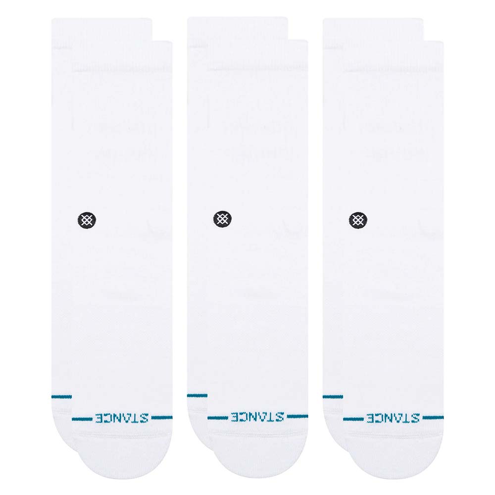 スタンス STANCE ICON 3 PACK WHITE メンズ レディース ソックス 3Pセット M556D18ICP#WHT