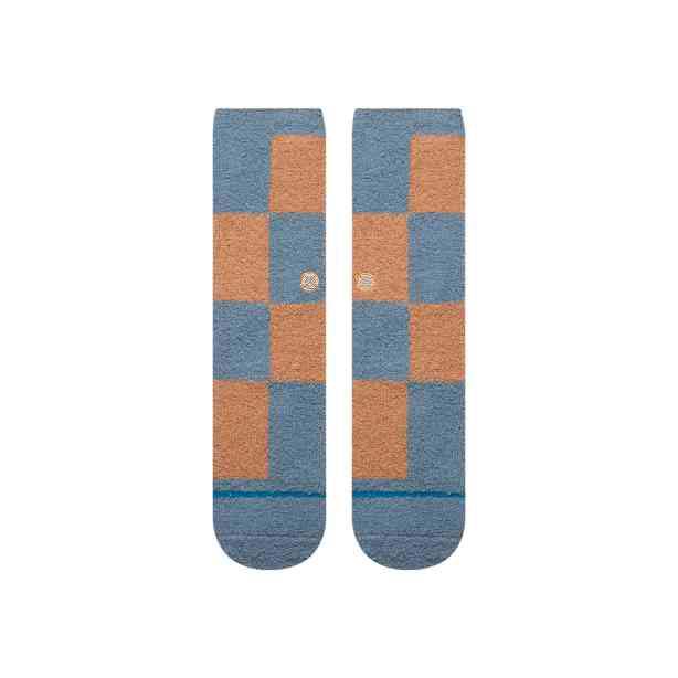 スタンス STANCE PATCHWORK COZY CREW SEABLUE レディース ソックス W534D25PAT#SBL