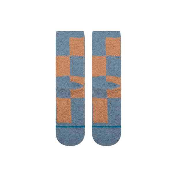 スタンス STANCE PATCHWORK COZY CREW SEABLUE レディース ソックス W534D25PAT#SBL
