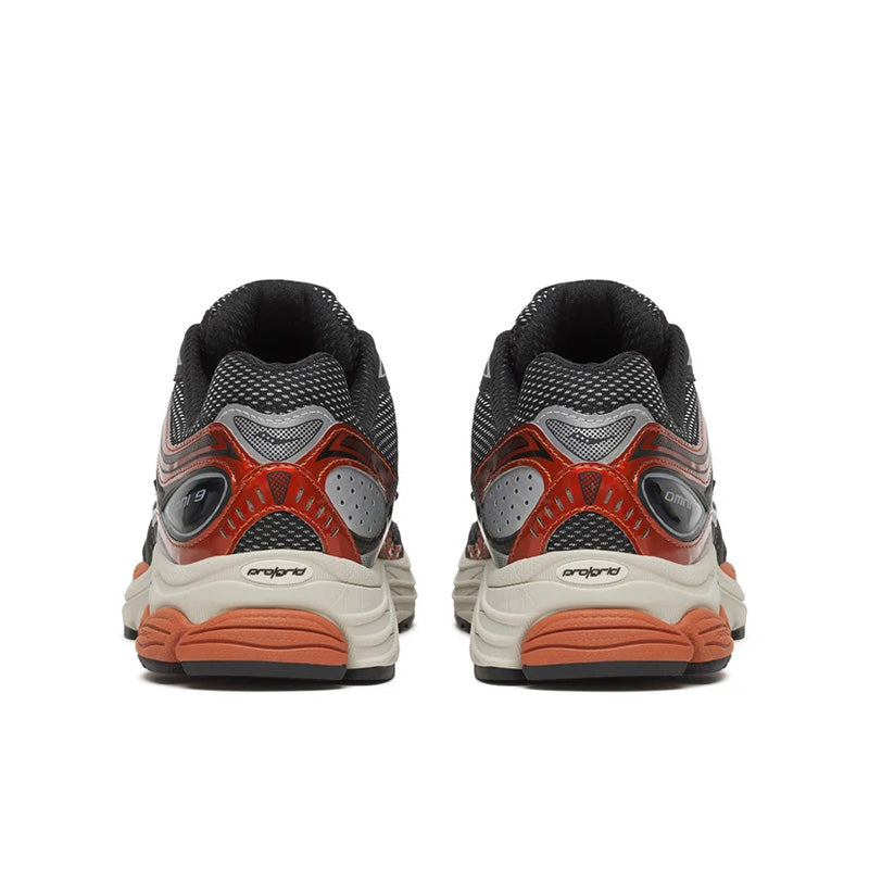 サッカニー プログリッド オムニ 9 オージー クローム Saucony PROGRID OMNI 9 OG CHROME ブラック／ラスト メンズ スニーカー S101245-1030