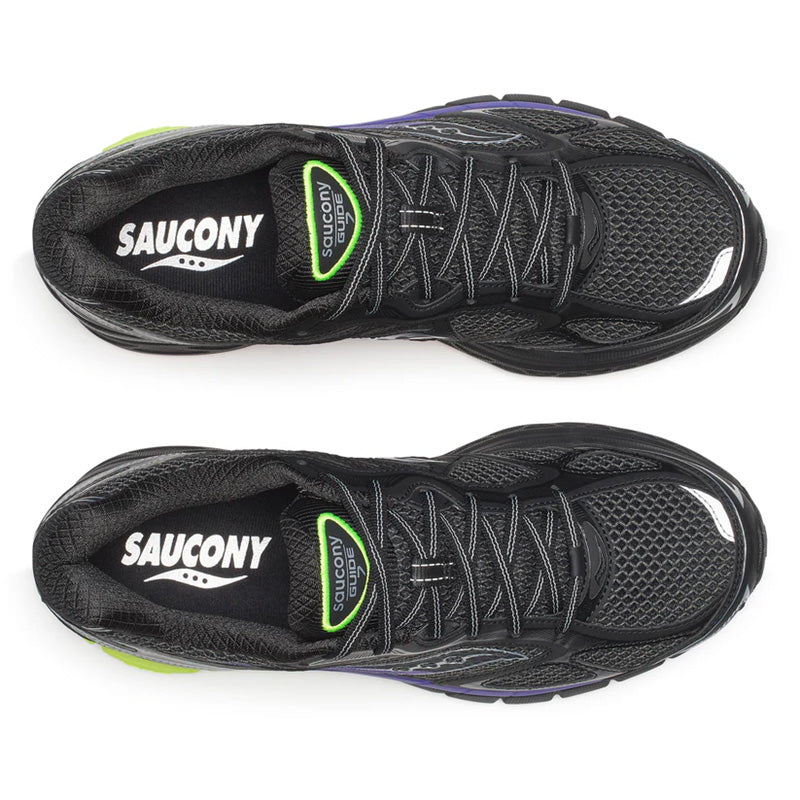 サッカニー プログリッドガイド7 Saucony PROGRID GUIDE 7 ブラック／マルチ メンズ スニーカー S70936-21