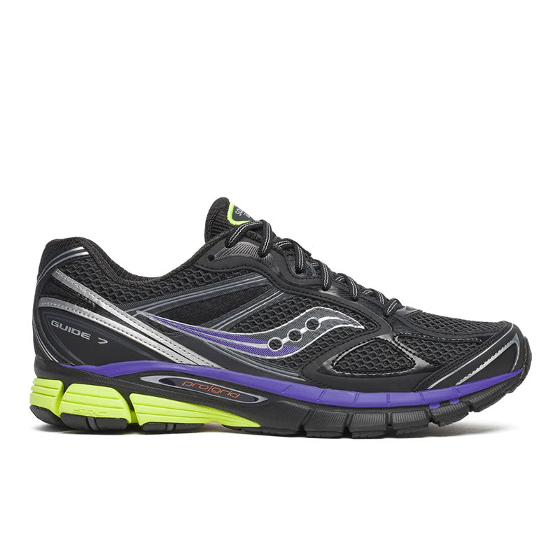 サッカニー プログリッドガイド7 Saucony PROGRID GUIDE 7 ブラック／マルチ メンズ スニーカー S70936-21