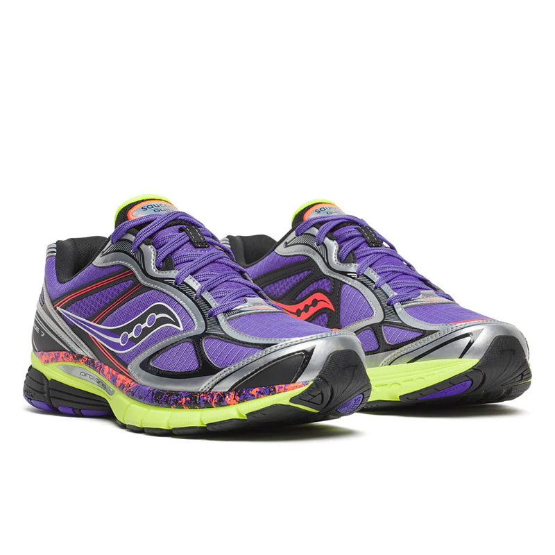 サッカニー プログリッドガイド7 Saucony PROGRID GUIDE 7 パープル／シトロン メンズ スニーカー S70995-2